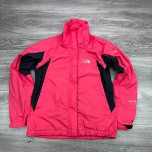 The North Face Summit Series Jacket Women Large Pink Goretex Raintex Lightweight